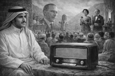 حين كان الصوت حكاية…