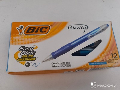 مشتريات من الإنترنت: أقلام حبر (Bic) Velocity